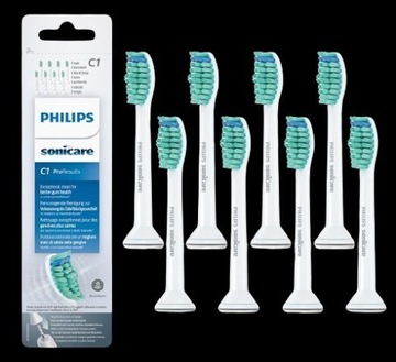 8x KOŃCÓWKA PHILIPS SONICARE PRORESULTS HX6018