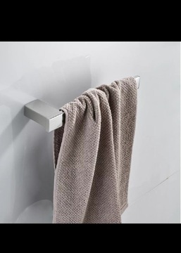 Uchwyt drążek na ręcznik łazienkowy chrom