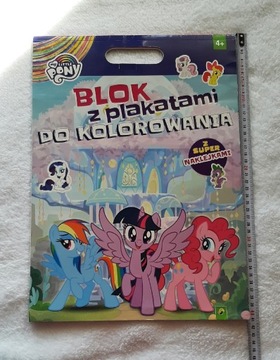 Blok z kolorowankami My Little Pony duży format!