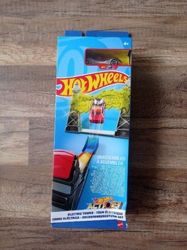 Hot Wheels Zestaw elektryczna wieża + Autko FWM86