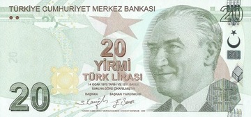 Turcja - 20 Lirasi - 2009 - P224 - St.1