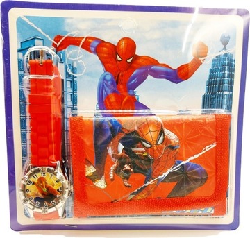 Portfel + Zegarek Spiderman dla Dzieci Prezent 3