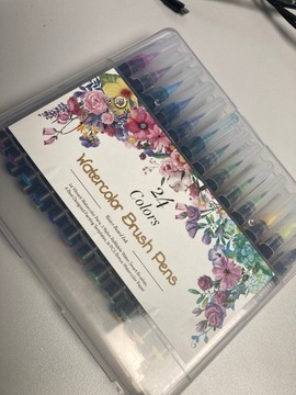 Pisaki Wodne 24 kolory  - NOWE! brush pens
