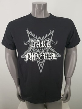 T-Shirt Dark Funeral, Pentagram, Logo, Black Metal