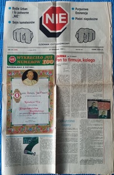 Gazeta NIE nr z 27 sierpnia 1992