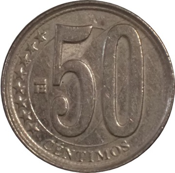 Wenezuela 50 centimos z 2007 roku - O. MOJĄ OFERTĘ