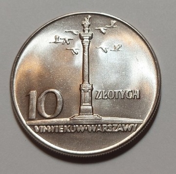 10 złotych 1965 - Kolumna Zygmunta