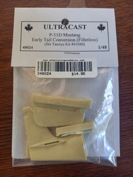 Ultracast 48024 P-51D early tail conversion