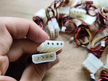 Kabel Rozdzielacz Zasilania MOLEX  do MOLEX + 2PIN