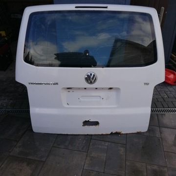 Biała klapa vwT5 2006r