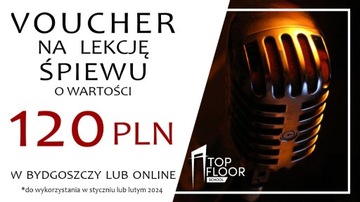 VOUCHER na 1 lekcję śpiewu z profesjonalistą