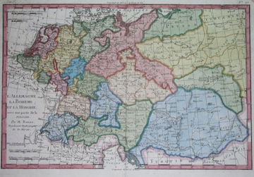 1780 ORYGINAŁ mapa POLSKA MAZOWSZE GALICJA