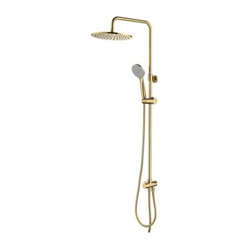 System prysznicowy natynkowy złoty OMNIRES