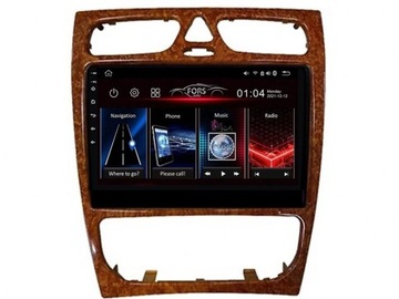 Radio M100Benz C-Class W203 CLK-Class W209 wooden