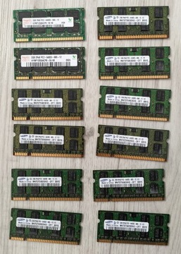 Pamięć RAM DDR2 2 GB - 12 szt. do laptopa