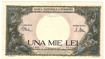 Rumunia, 1000 lei, 1941