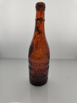 Stara butelka piwna Giesmannsdorf Goświnowice 