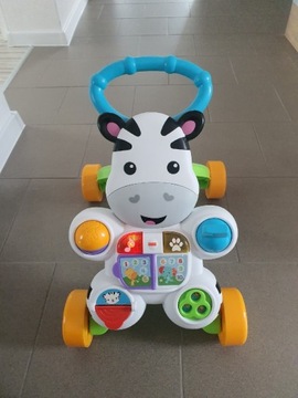 Chodzik Zebra Fisher Price mówi po Polsku