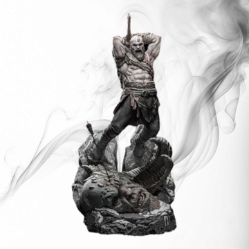 Figurka druk 3D żywica " Kratos "- 120 mm