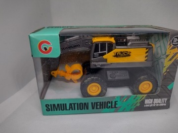 Samochód pojazd budowlany zabawka dzieci 02