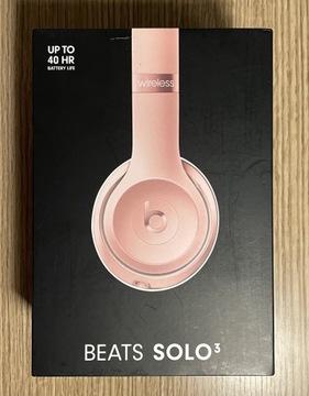 Słuchawki Apple Beats Solo 3 Wireless Rose Gold