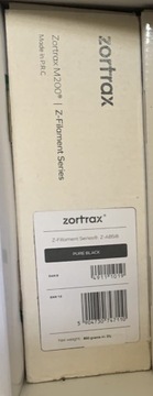 ZORTRAX M200 Z-ABS PURE BLACK M200 Z-FILAMENT