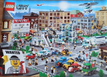 Plakat LEGO dwustronny duzy CITY