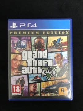 GTA V Grand Theft Auto 5 Premium Edition PS4 PS5 Polska Wersja + Mapa