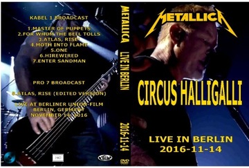 Metallica Live in Berlin 2016-11-14 (1 DVD)