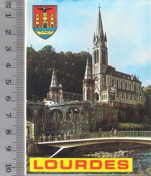 Pamiątka z Lourdes - składanka 10 widoków 