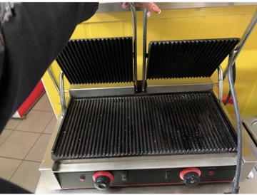 GRILL KONTAKTOWY 4,4 kw 2x34cm OPIEKACZ MAX