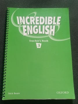 incredible english Teacher's book 3