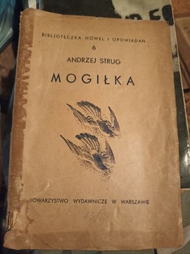 Andrzej Strug Mogiłka książka stara antykwariat