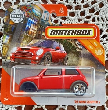 '03 Mini Cooper S Matchbox tm