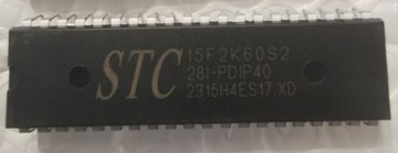 Mikrokontroler STC DIP-40 STC15F2K60S2