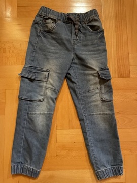 Zestaw chłopięcy jeansy + bluzka r. 128 Cool Club