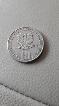 Moneta 10 zlotowa z 1977r