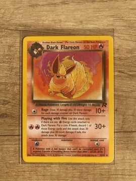 Karta pokemon oryginalna Dark Flareon 35/82 TR