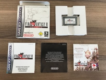 Final Fantasy VI 6 Advance Game Boy, EUR jak nowa