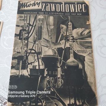 Czasopismo "Młody zawodowiec" 31 listopad 1937 nr. 14 