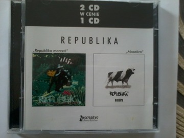 REPUBLIKA MARZEŃ MASAKRA  2 CD STAN  IDEALNY EMI 