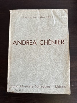 Giordano ANDREA CHENIER wyciąg fortepianowy