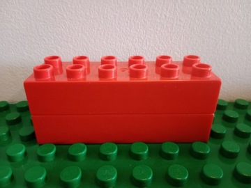 LEGO Duplo 2 czerwone klocki 2x6