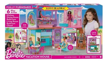 Willa Duży Barbie Wakacyjny domek HCD50