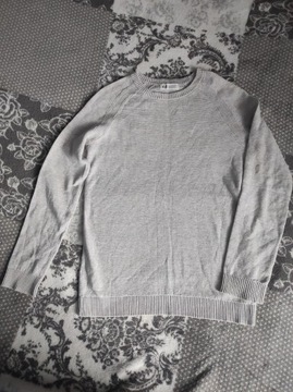 H&M szary sweter r 146/152