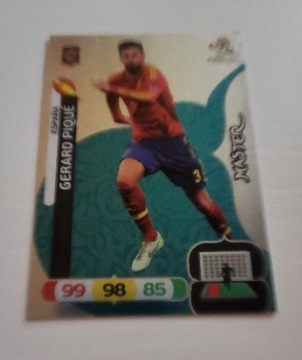 PIQUE Master EURO 2012 Panini Adrenalyn Hiszpania 