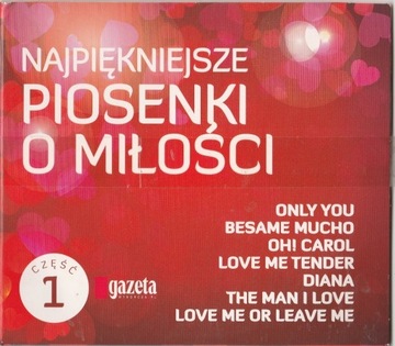 Najpiękniejsze piosenki o miłości - płyta CD