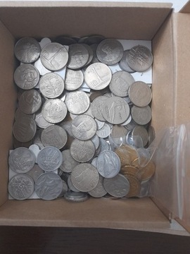 Zestawy monet z prl prawie 1,5 kg