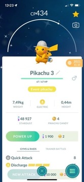Shiny pikachu event
