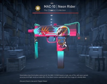 SKIN CS2 MAC-10 | Neonowy jeździec/Neon Rider